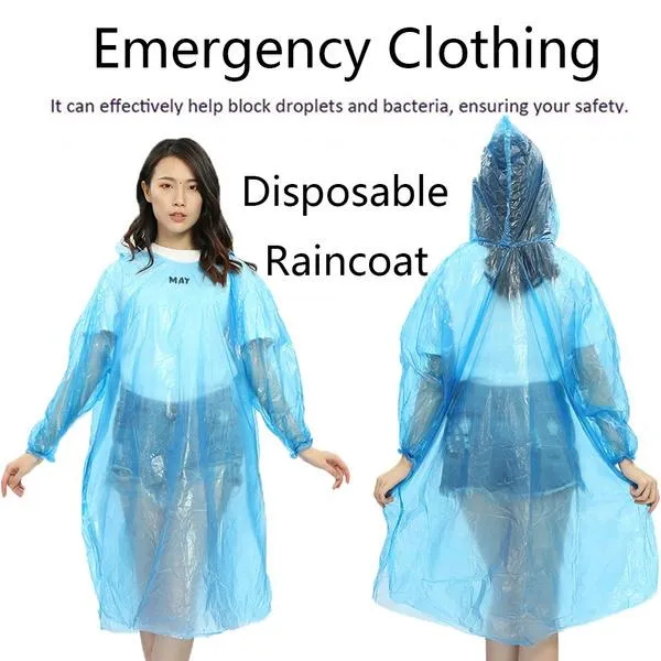 0242 Waterproof Disposable Raincoat