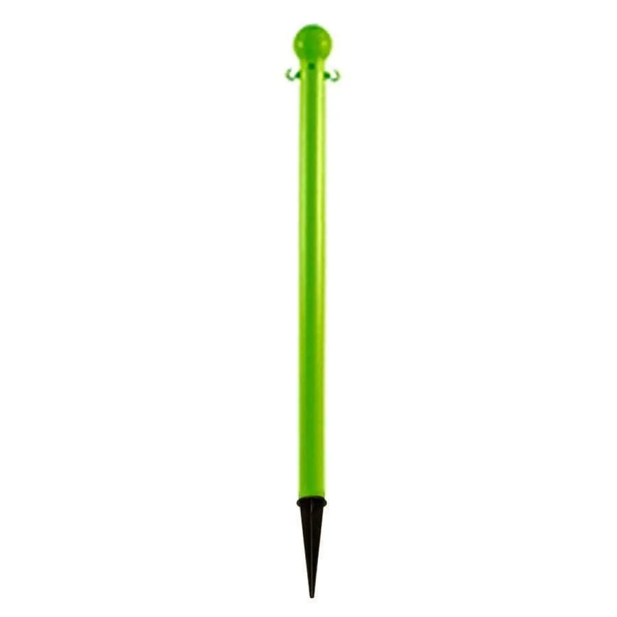 2 in. Ground Pole Stake Ball Top Stanchion