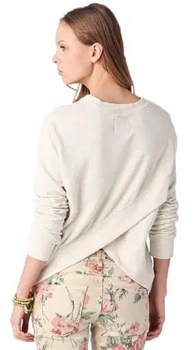 291 Cross Back Pullover in Oatmeal