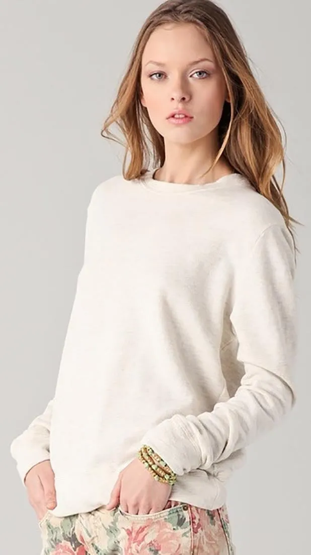 291 Cross Back Pullover in Oatmeal