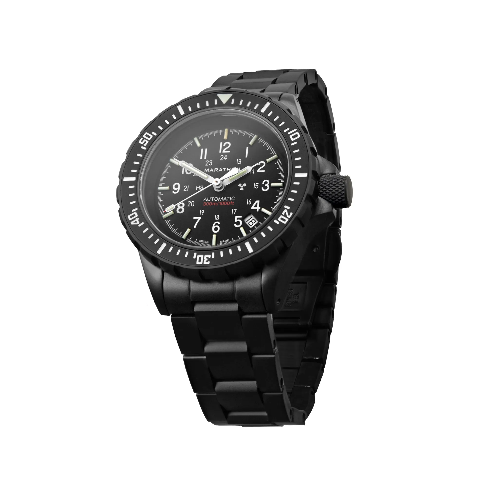 41mm Anthracite Large Diver's Automatic (GSAR) with Stainless Steel Bracelet