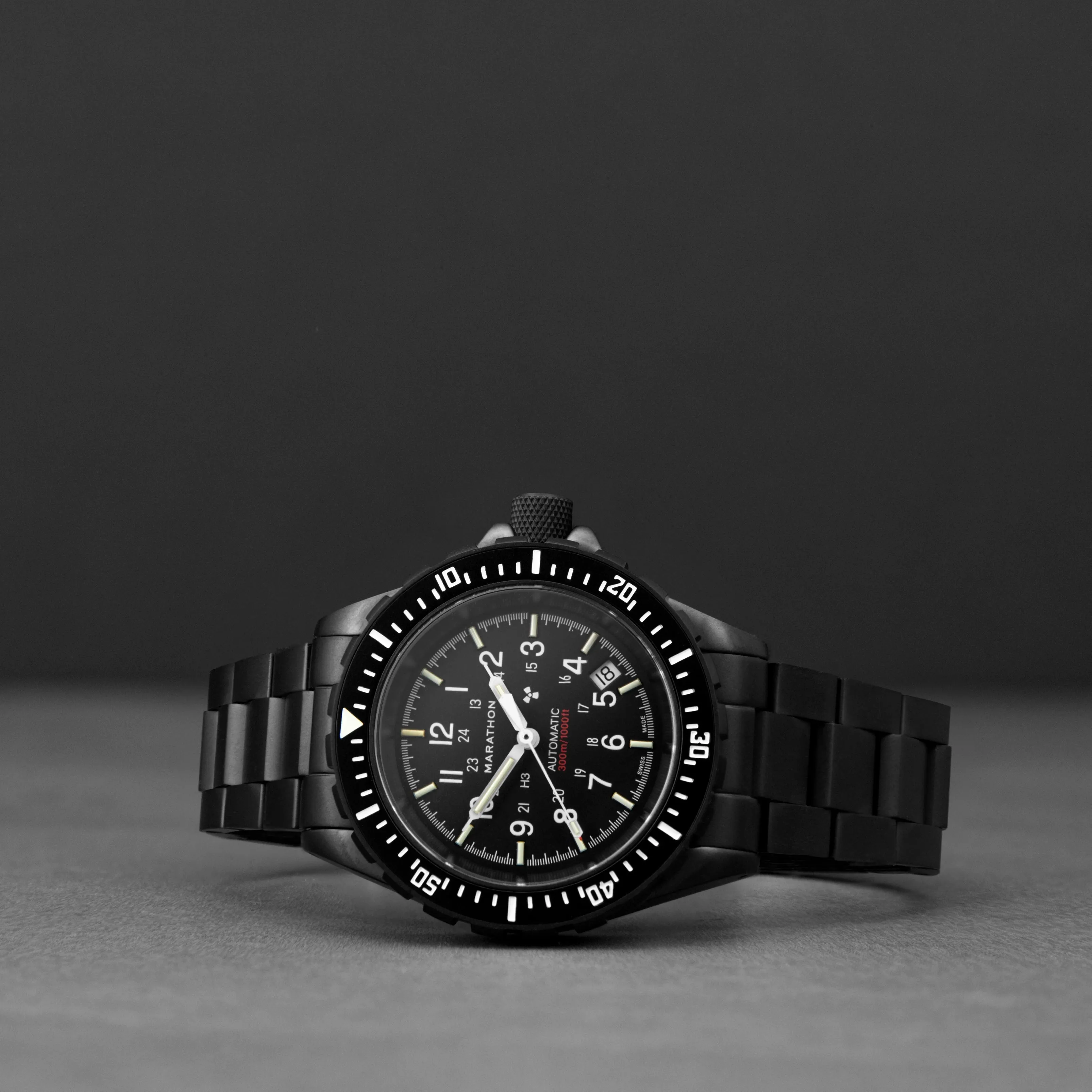 41mm Anthracite Large Diver's Automatic (GSAR) with Stainless Steel Bracelet