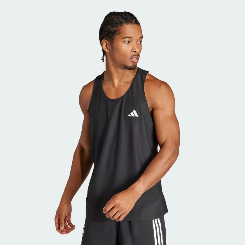 ADIDAS OWN THE RUN TANK TOP - MENS - BLACK