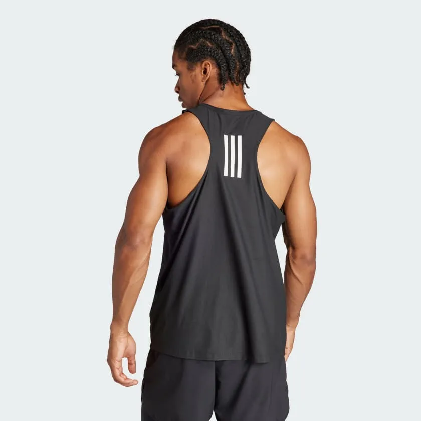 ADIDAS OWN THE RUN TANK TOP - MENS - BLACK