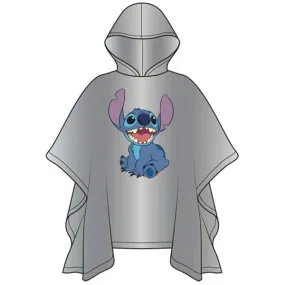 Adult Disney Happy Stitch Rain Poncho