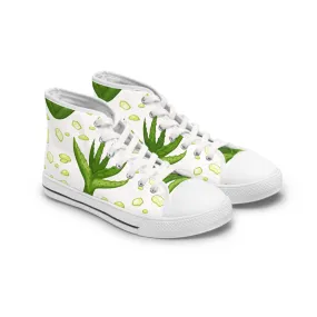 Aloe Vera Women's High Top Sneakers