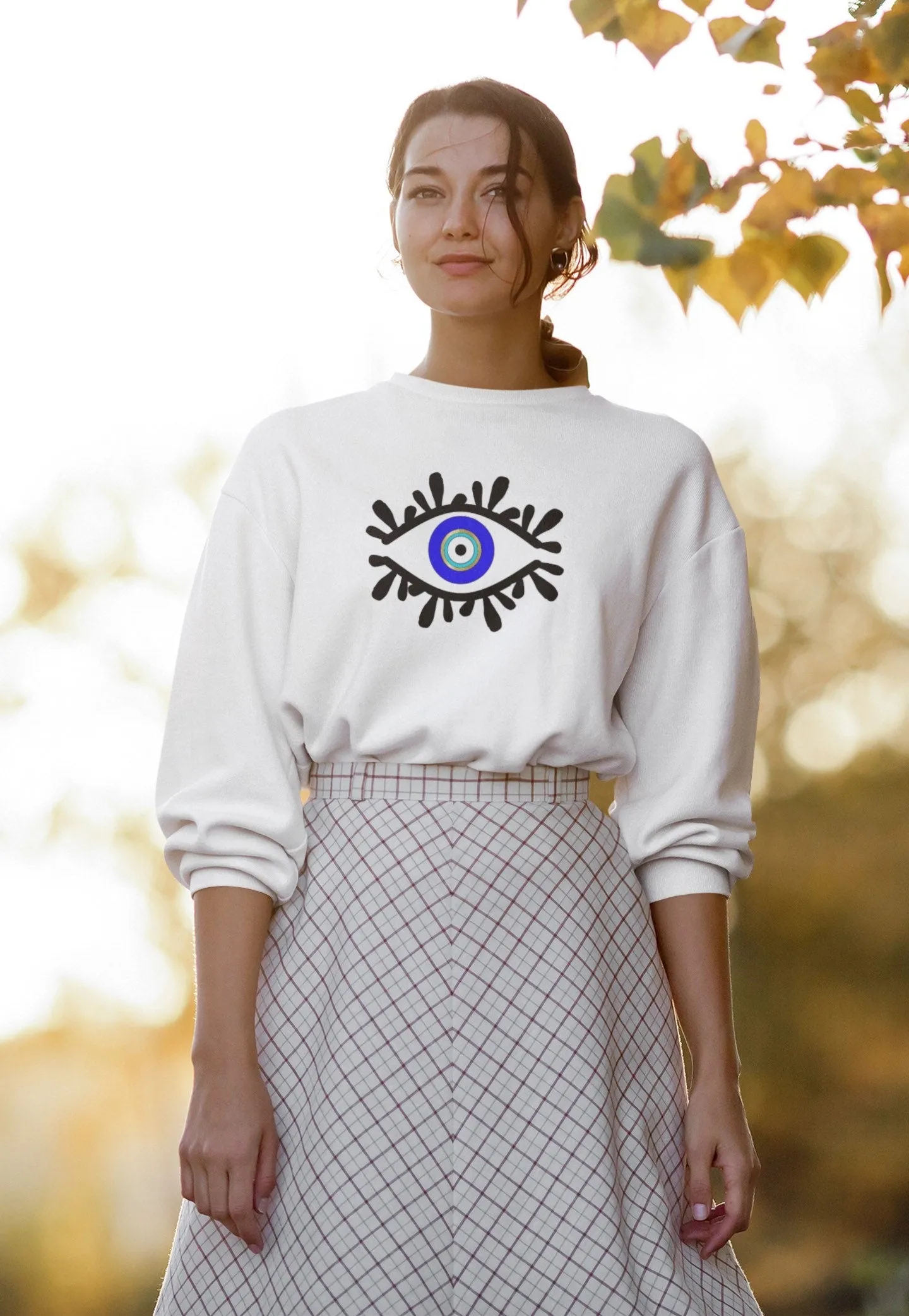 Amida By Zaa Evil Eye Sweatshirt, Evil Eye Sweatshirt, Evil Eye Clothes