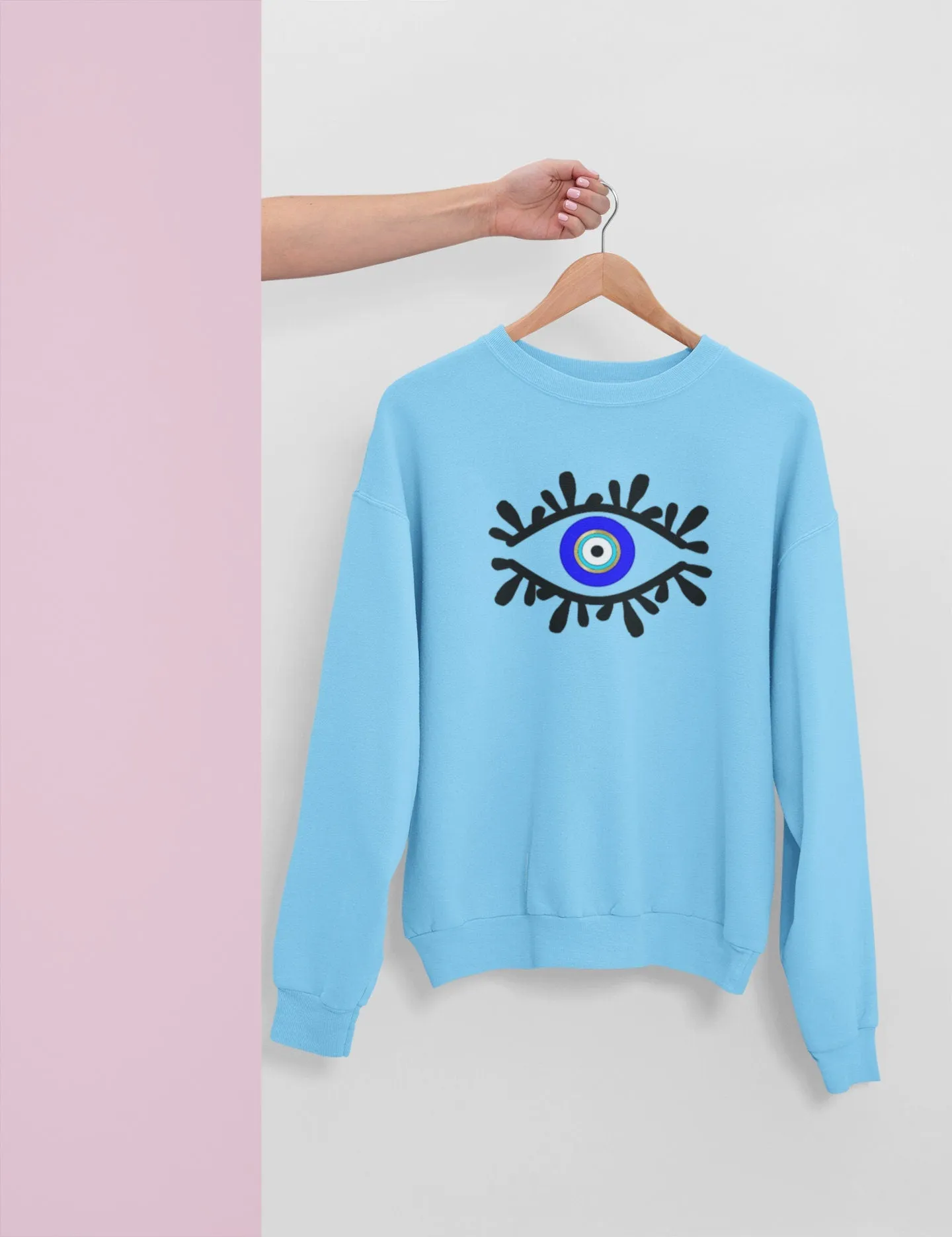 Amida By Zaa Evil Eye Sweatshirt, Evil Eye Sweatshirt, Evil Eye Clothes