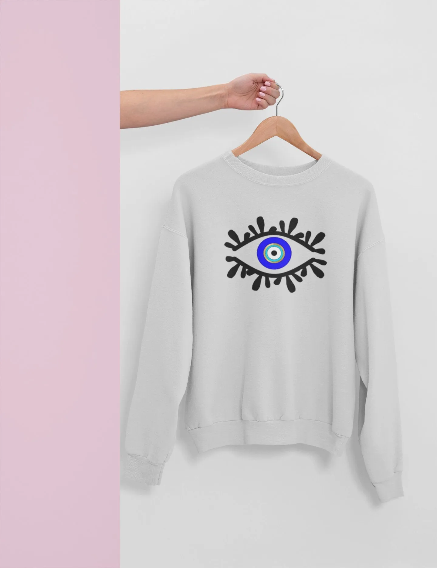 Amida By Zaa Evil Eye Sweatshirt, Evil Eye Sweatshirt, Evil Eye Clothes