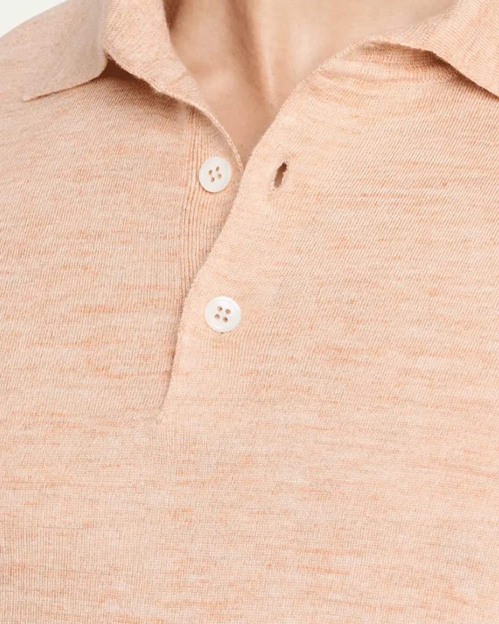 Apricot Polo Sweater