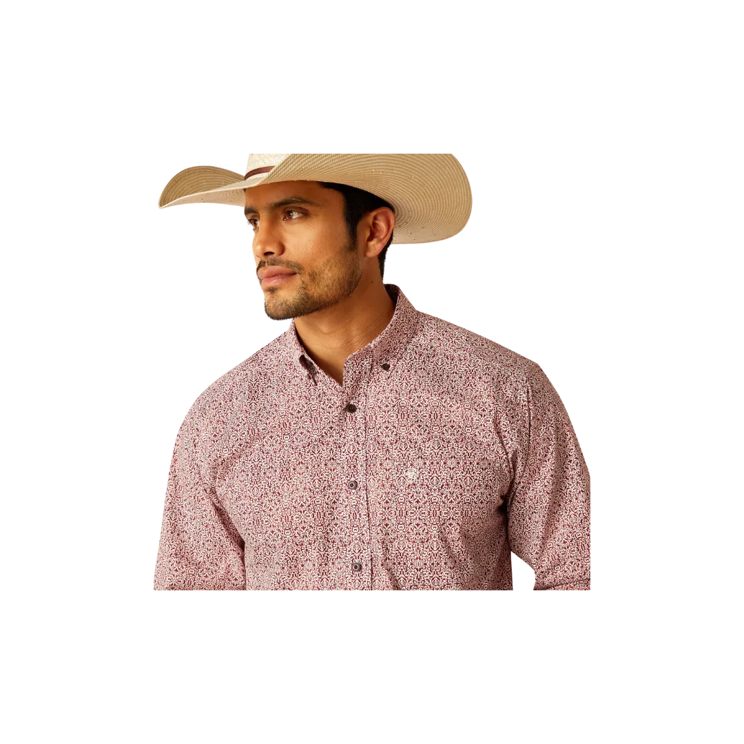 Ariat Men's Classic Fit Turner Syrah Shirt