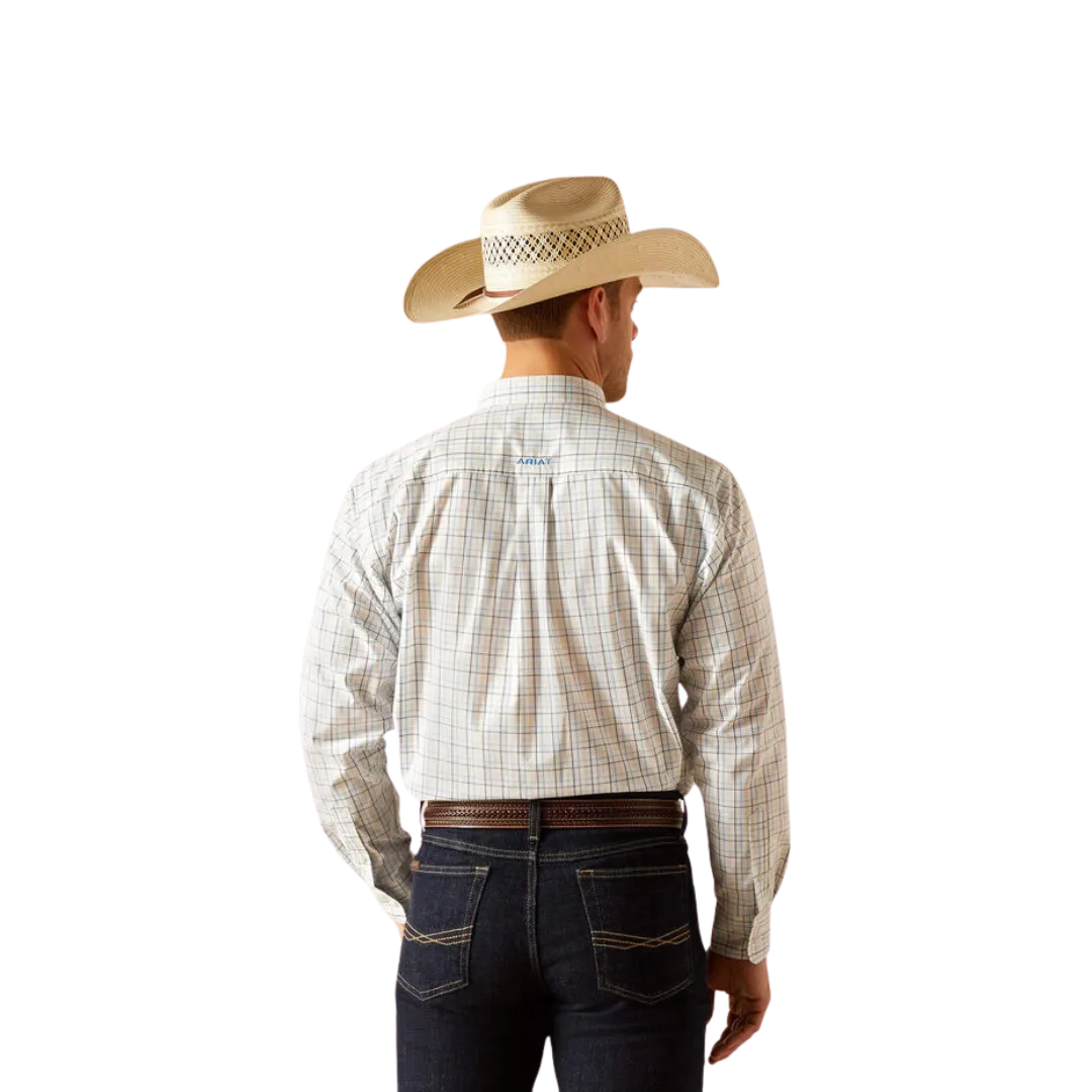 Ariat Men's Pro Series Ronnie Classic Fit White Shirt