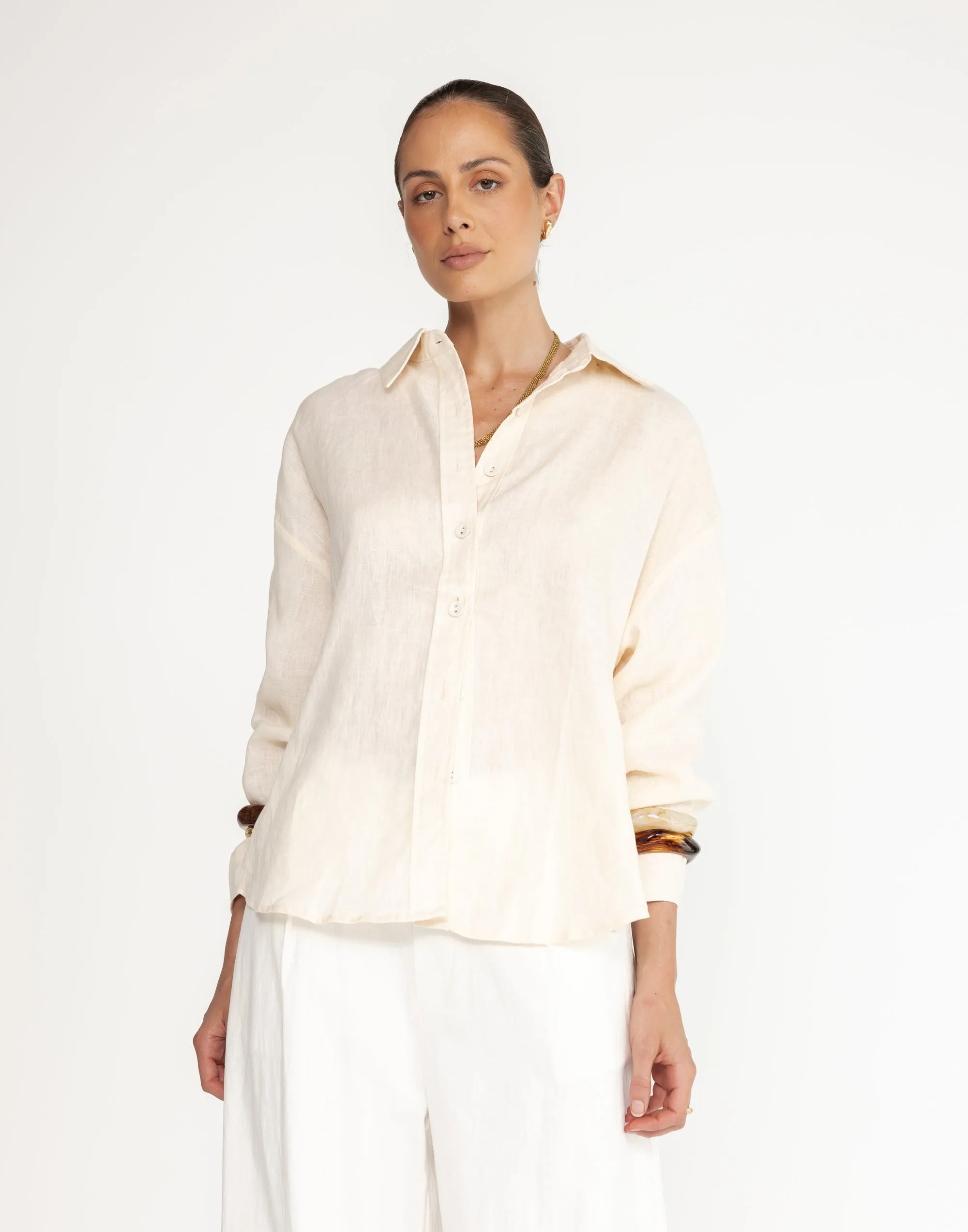 Atticus Shirt (Beige)