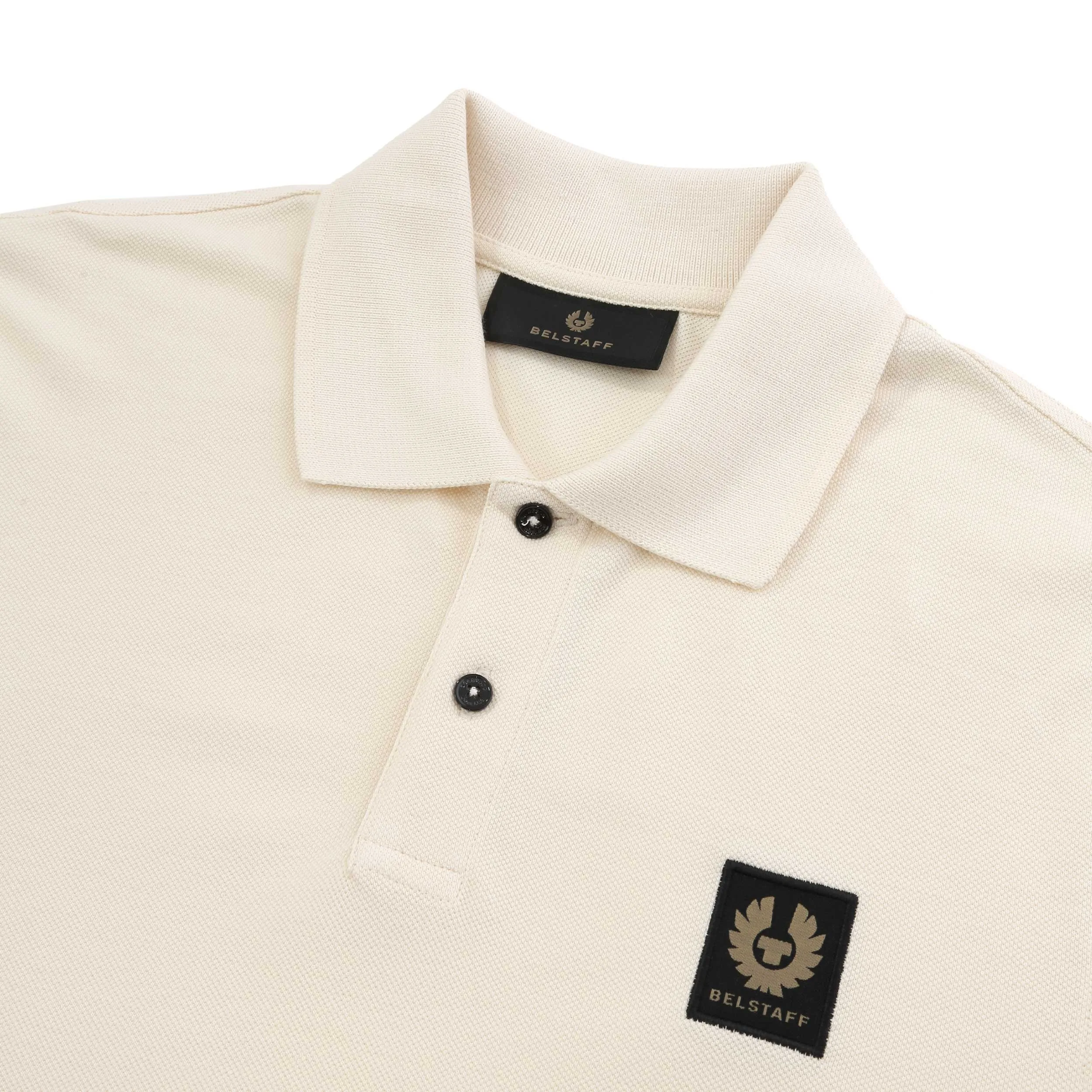 Belstaff Classic Short Sleeve Polo Shirt in Yellow Sand