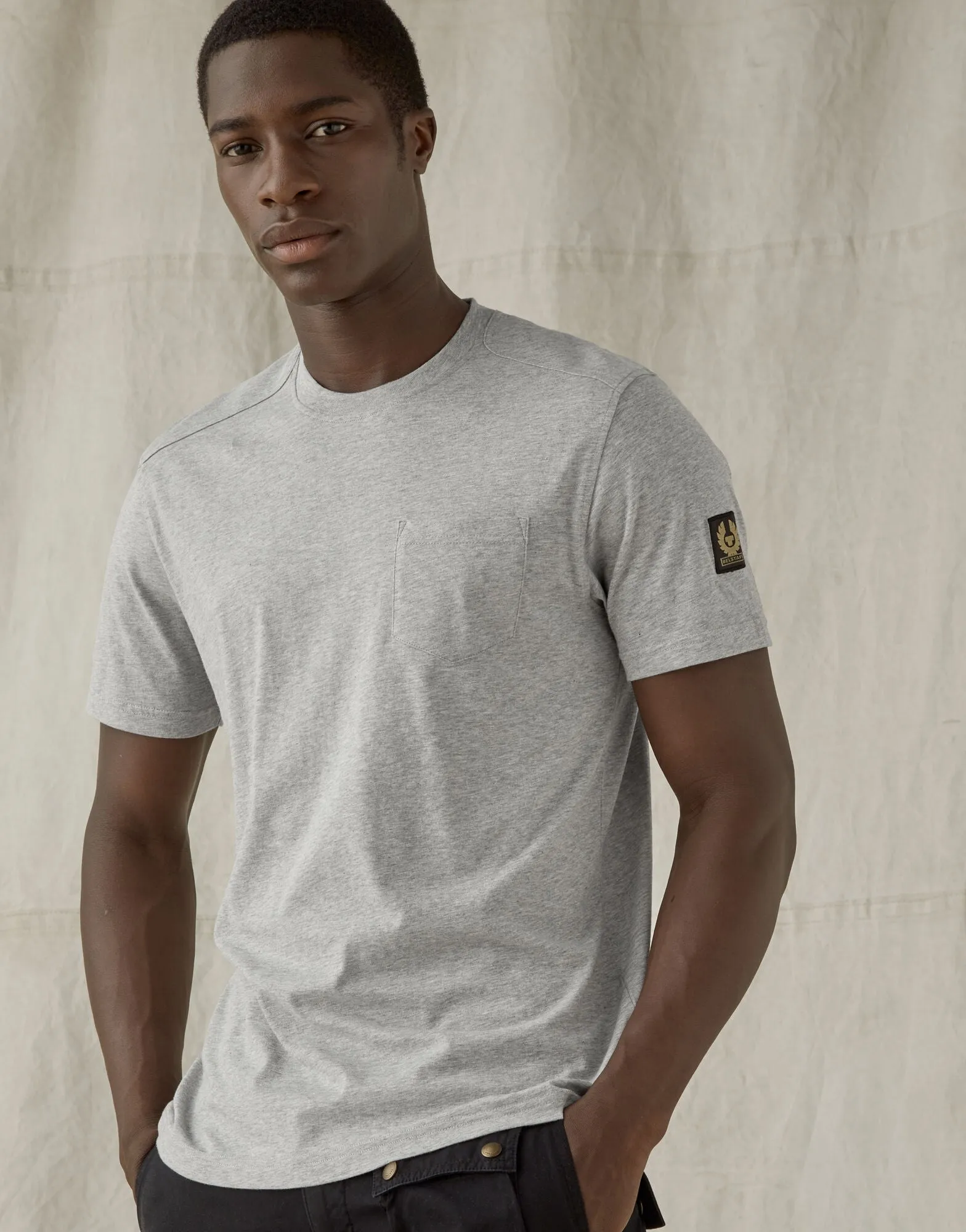 Belstaff Thom 2.0 T-Shirt in Grey Melange