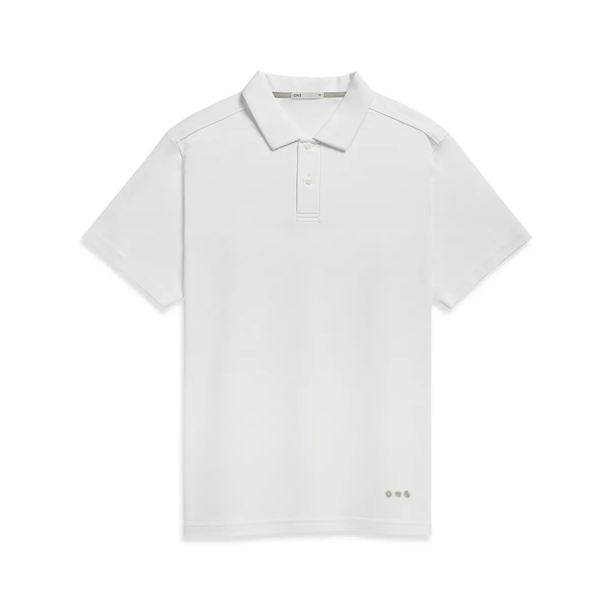 Bennett Cotton Interlock Polo Bright White