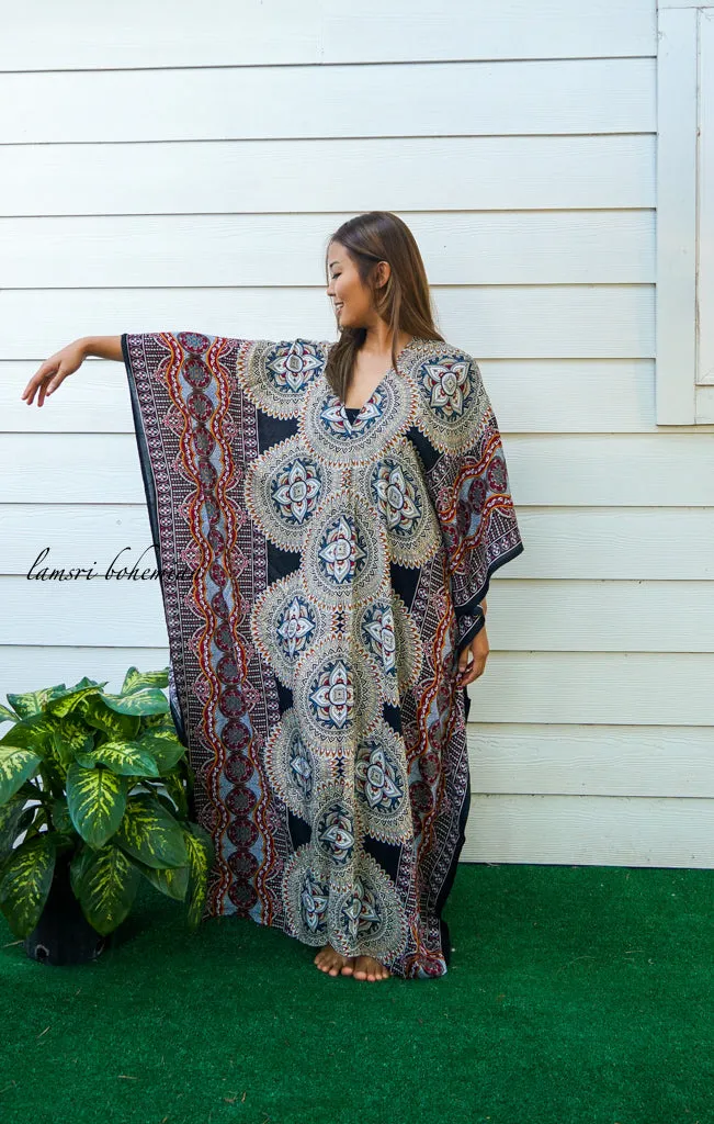 Black Lotus Boho Kaftan