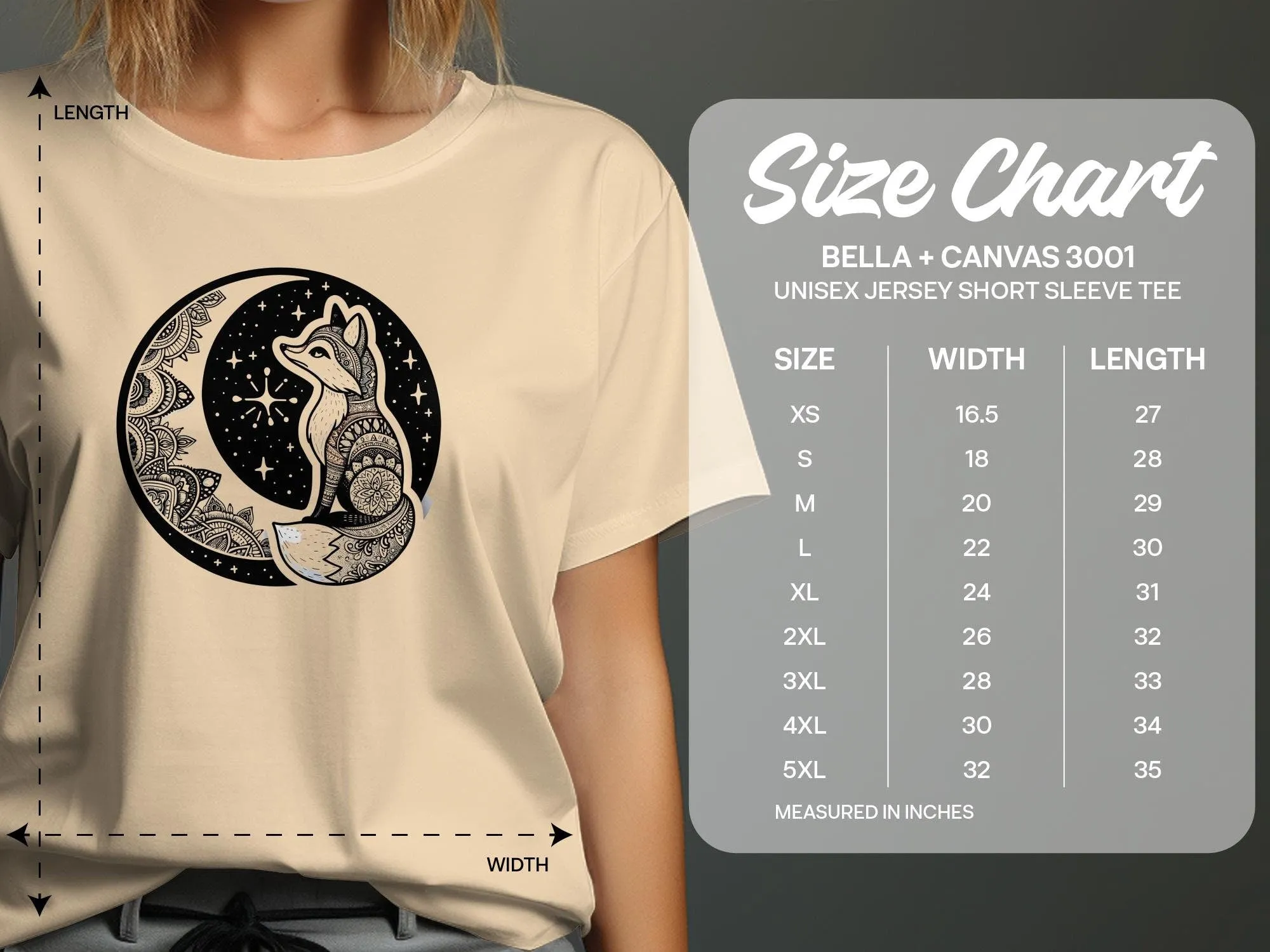 Bohemian Fox Sweatshirt, Mandala Animal Art, Black and White, Casual Graphic Tee, Starry Night Nature Inspired, Unisex Top