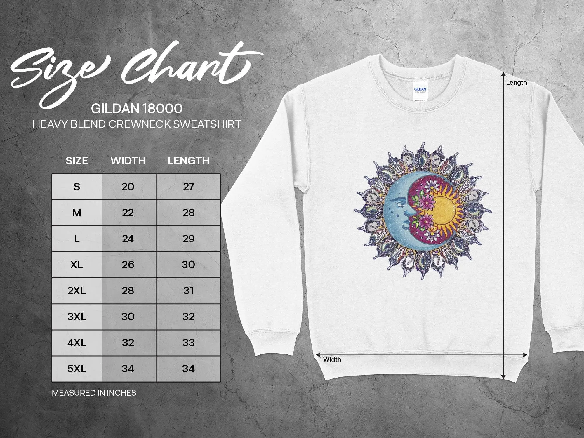 Boho Sun and Moon T-Shirt, Celestial Bodies with Flowers, Unisex Graphic Tee, Artsy Nature Inspired Shirt, Spiritual Sweatshirt