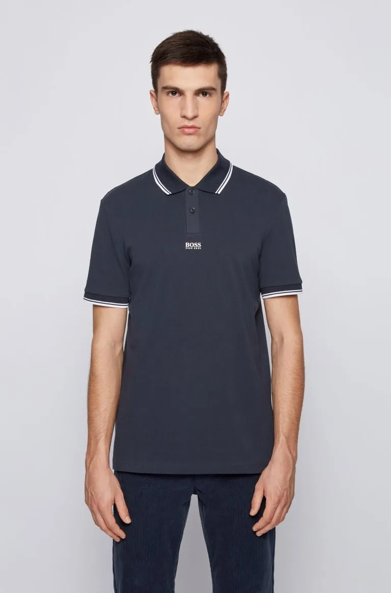 BOSS PChup Polo Shirt in Navy