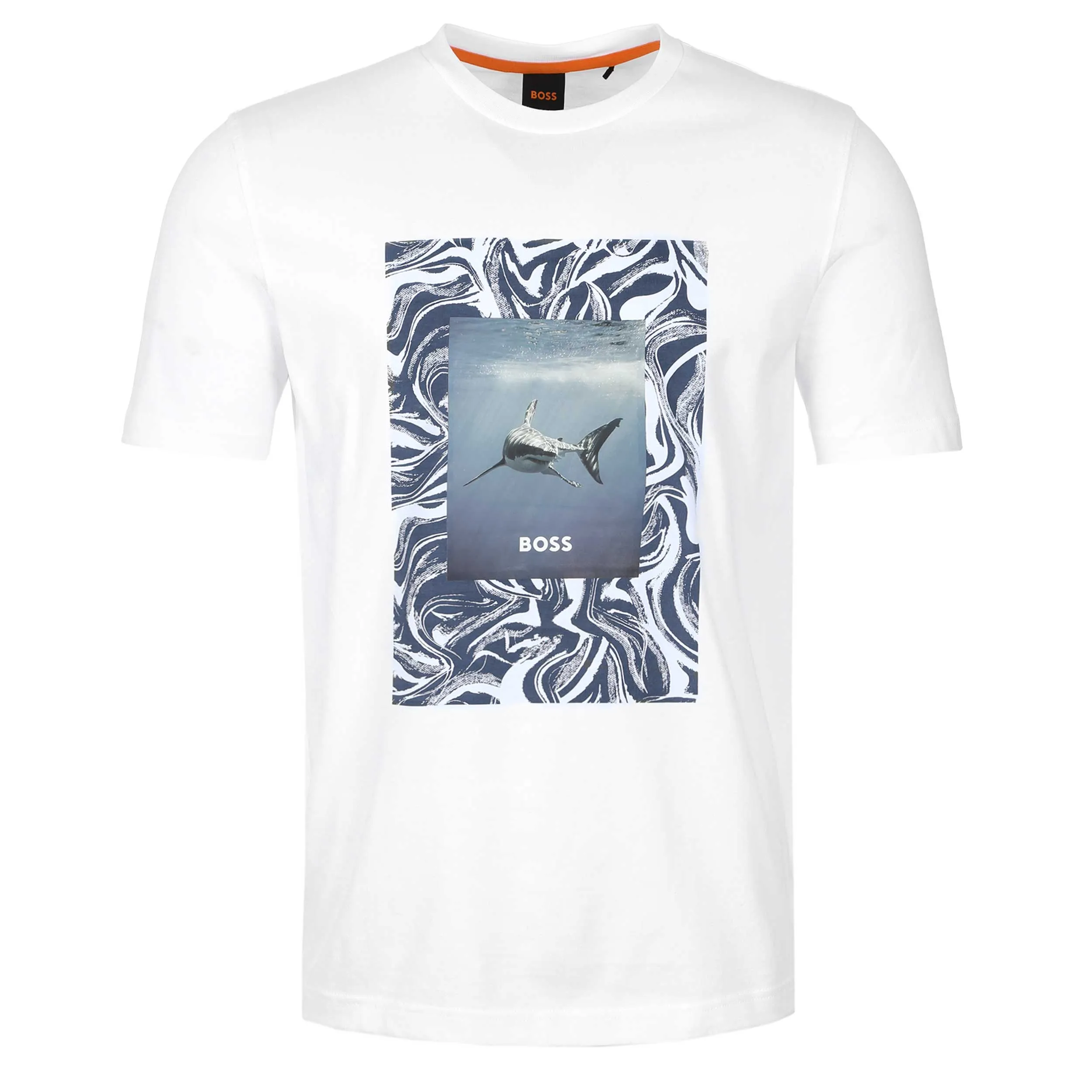 BOSS Te Tucan T Shirt in White