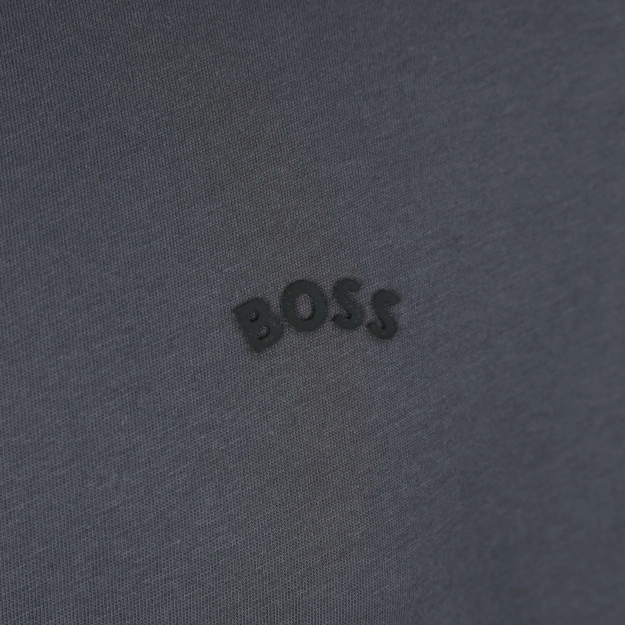 BOSS Tee Curved T-Shirt in Dark Grey