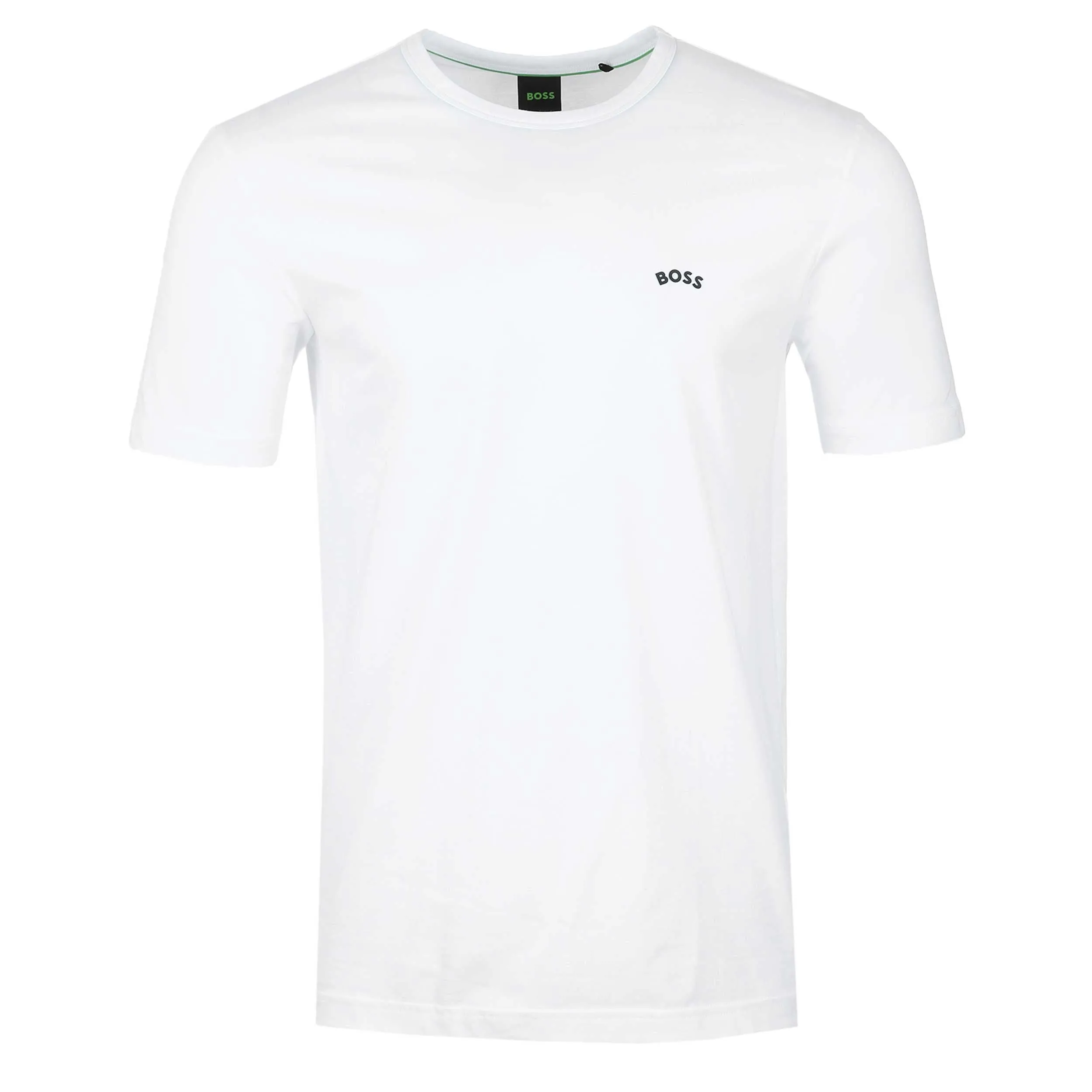 BOSS Tee Curved T-Shirt in White