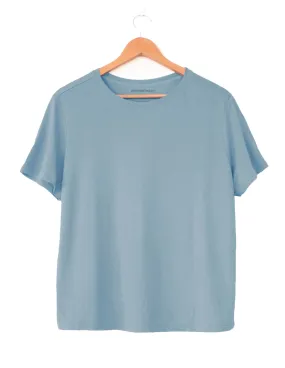 Boxy Tee - Azure