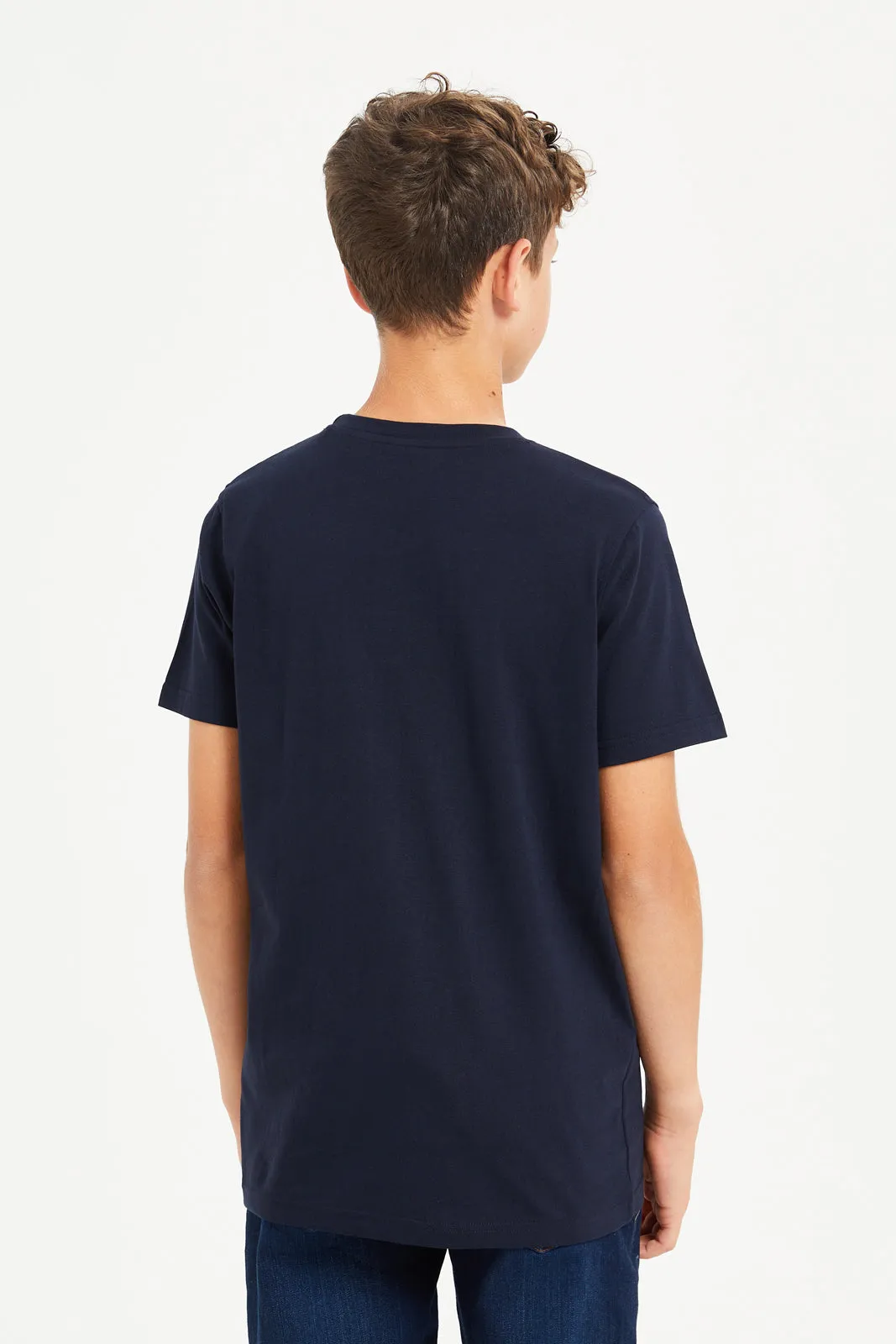 Boys Navy Spider-Man T-Shirt