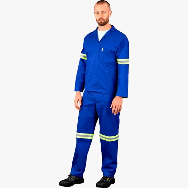 Brands Premium 2 Pc Conti Suit With Reflective Tape Royal Blue