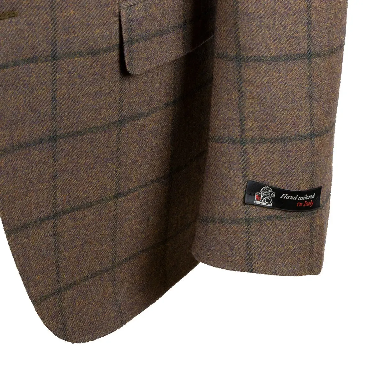 Brown Check Loro Piana 100% Wool Jacket