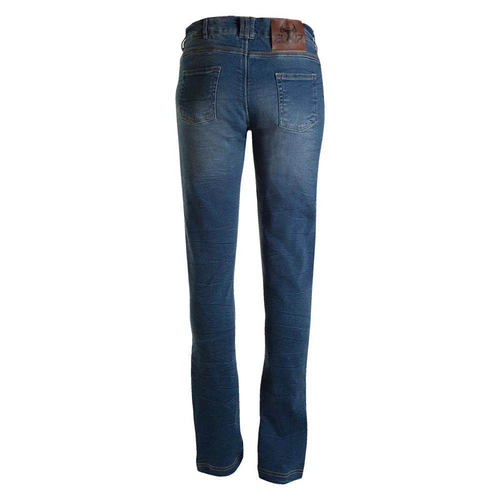 Bull-It Ladies SR6 Ocean 17 Armoured Slim Jeans - Blue