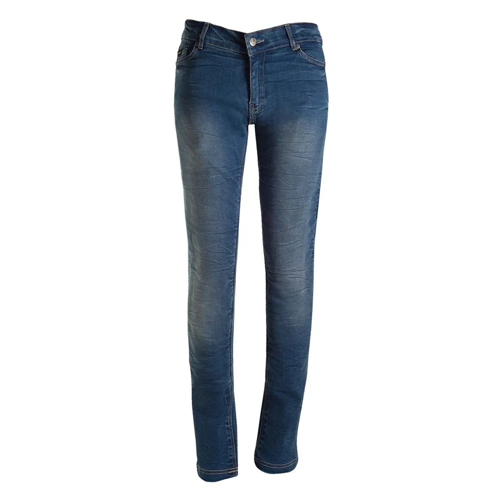 Bull-It Ladies SR6 Ocean 17 Armoured Slim Jeans - Blue