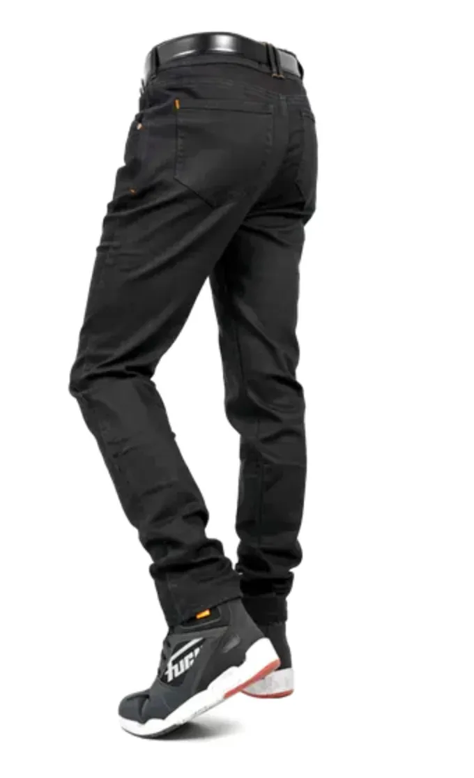 Bull-It Mens Trojan AA Armoured Black Riding Jeans Straight Cut