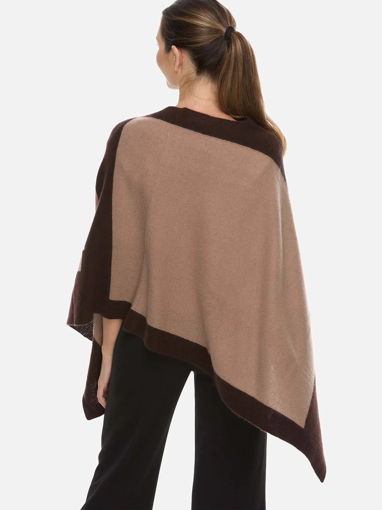 Camel Cashmere Poncho