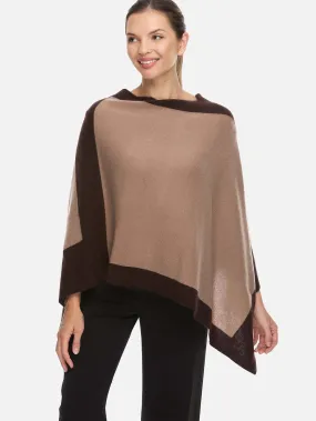 Camel Cashmere Poncho