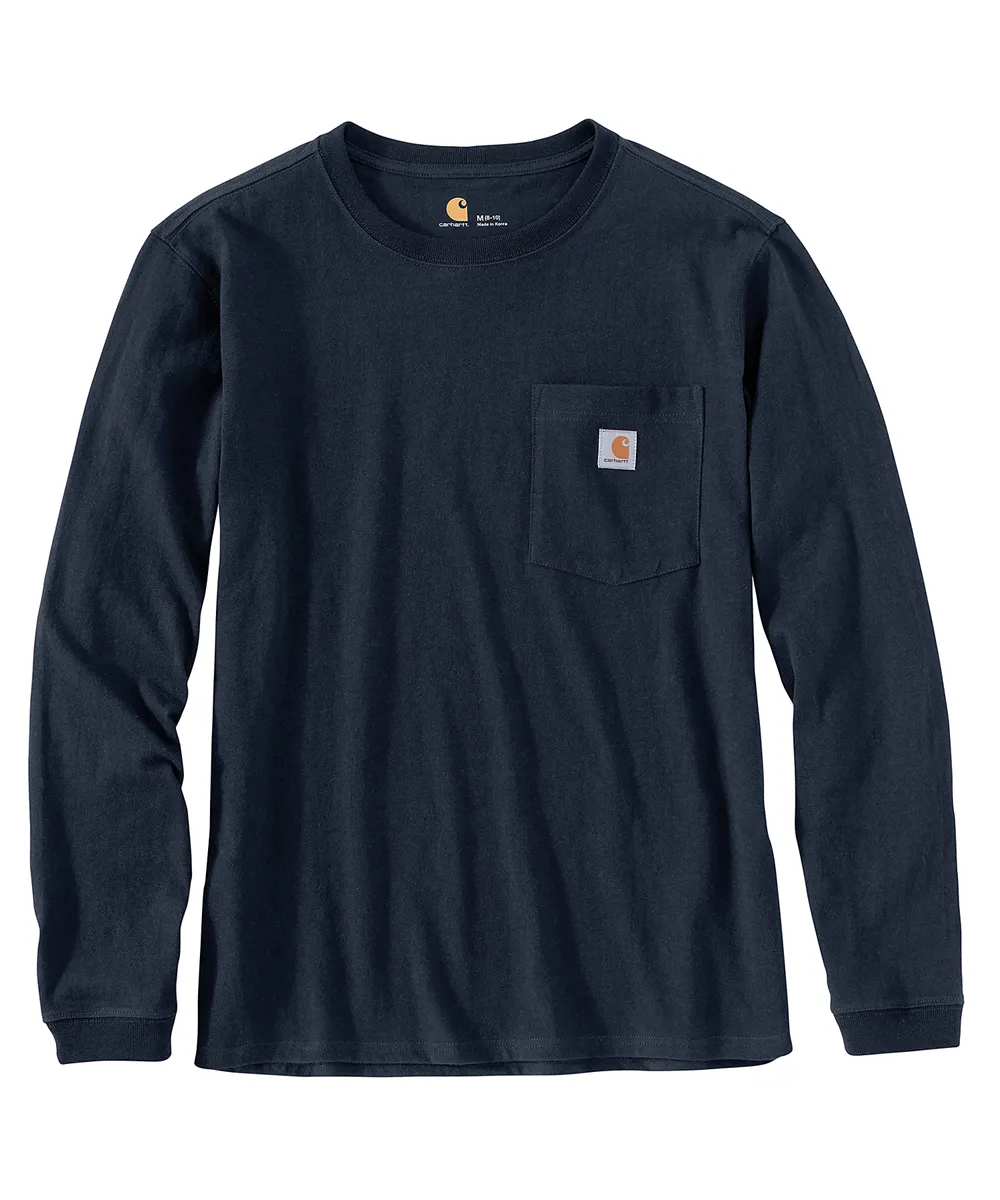 Carhartt Women's Long Sleeve Workwear T-shirt - Navy