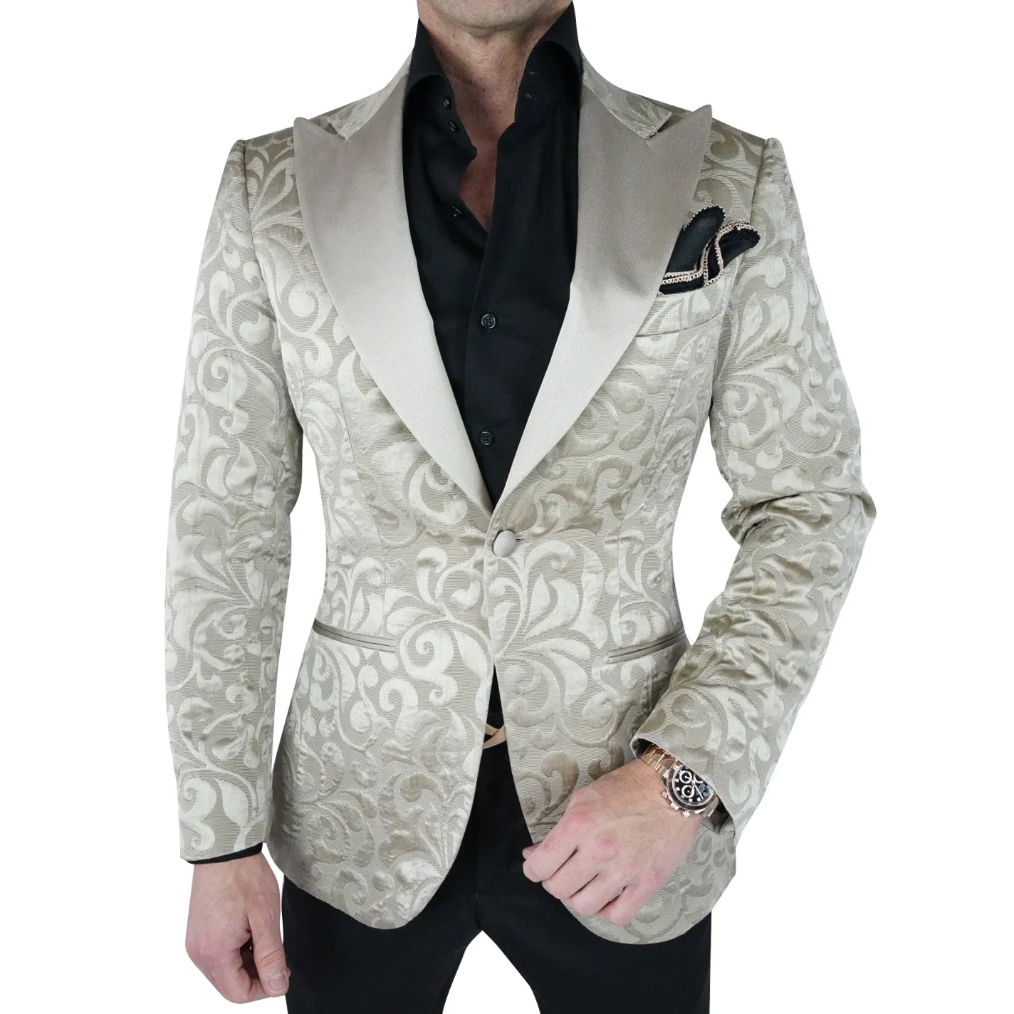 Champagne Oro Paisley Jacket