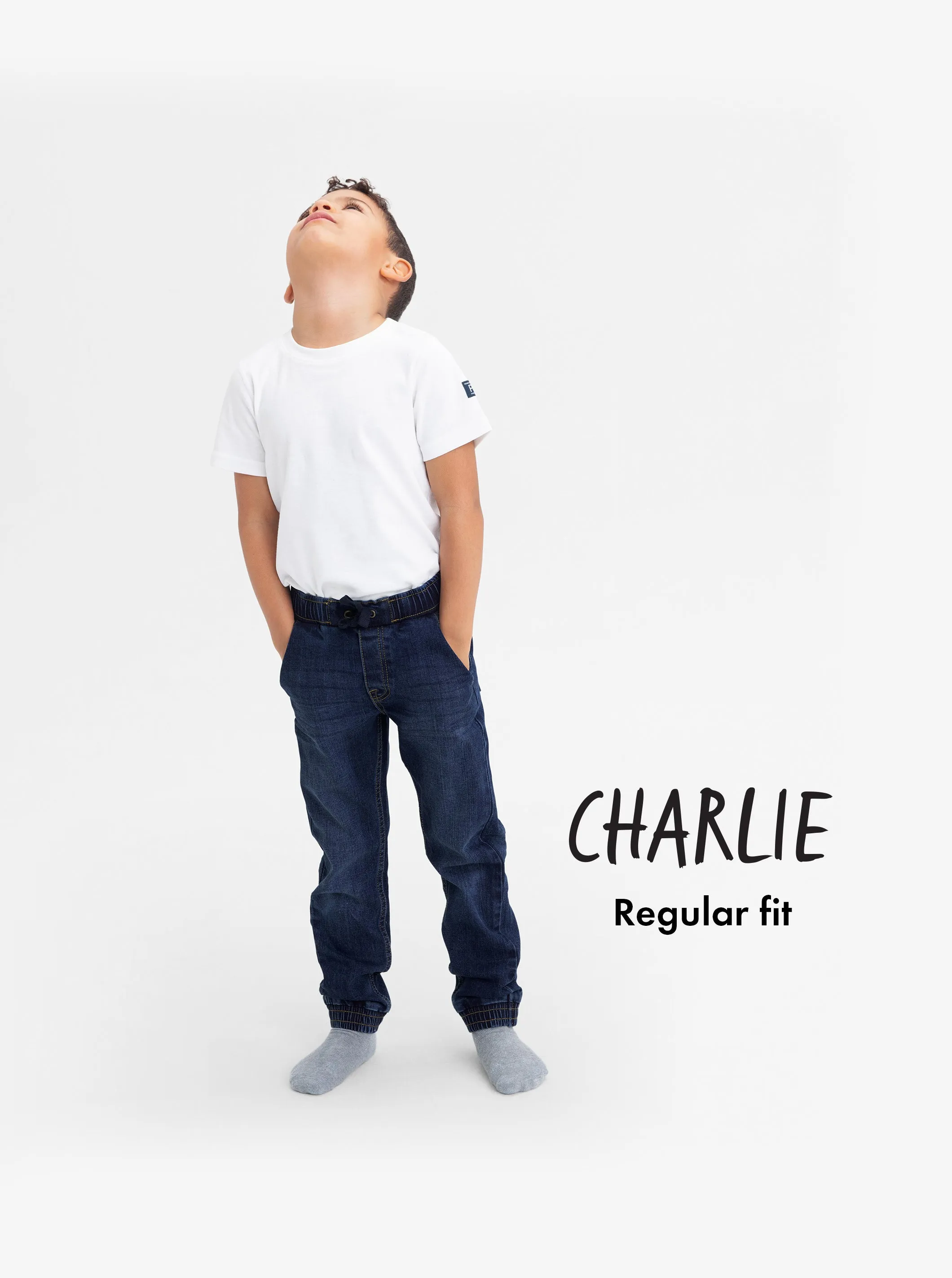 CHARLIE - Regular Fit Kids Jeans