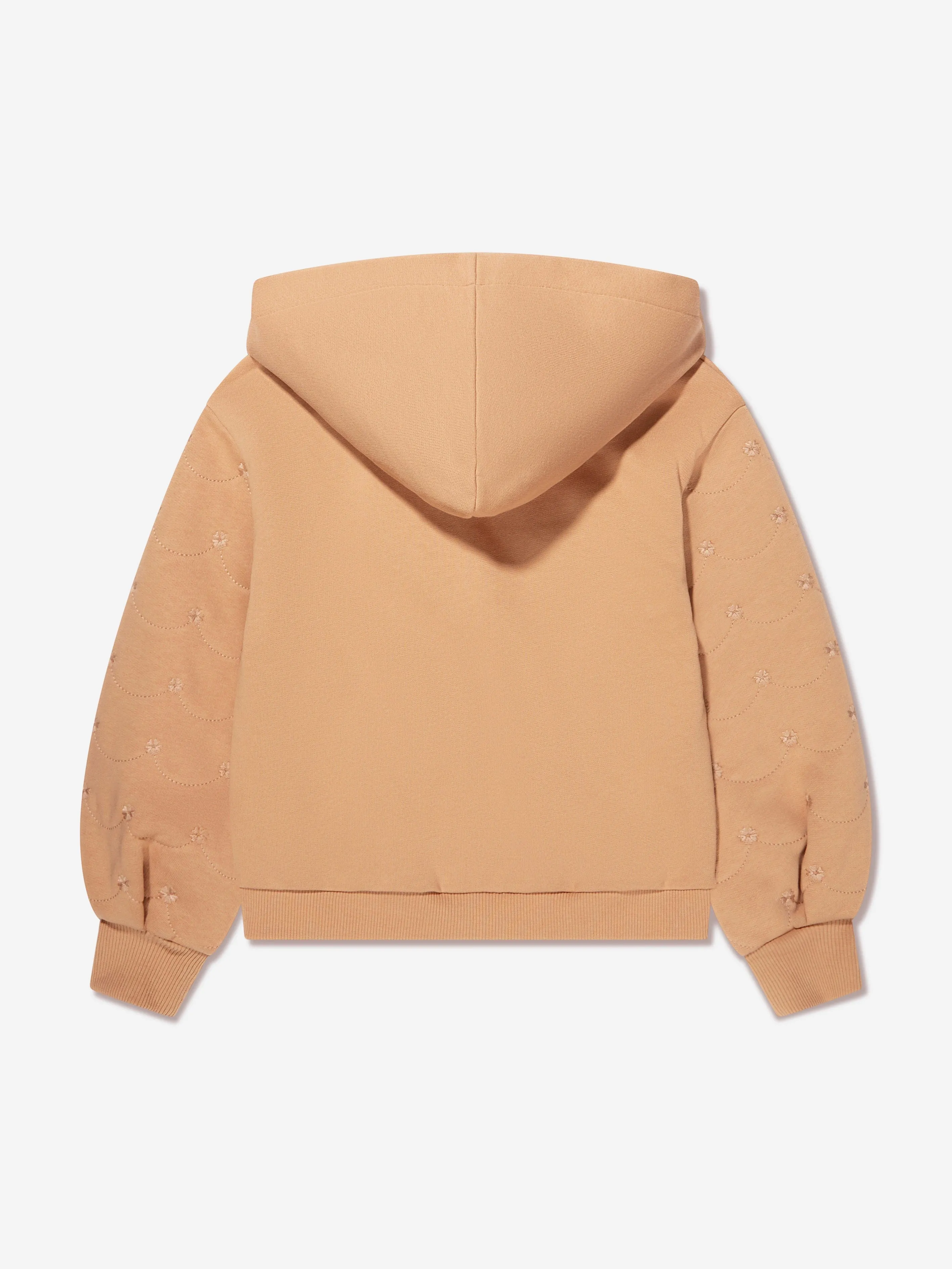 Chloé Girls Logo Hoodie in Beige