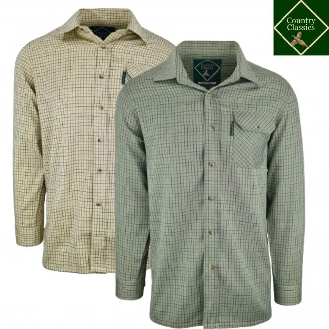 Country Classics Mens Long Sleeved Check Country Shirt - Cartmel