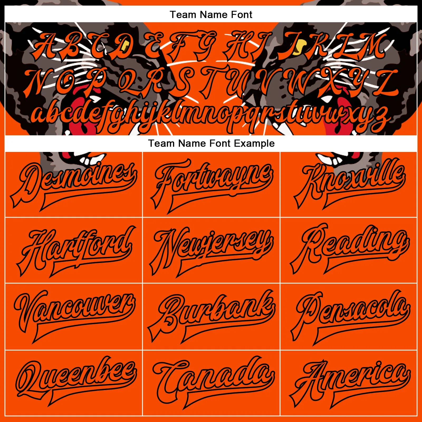 Custom Orange Black Leopard 3D Pattern Design Bomber Full-Snap Varsity Letterman Jacket