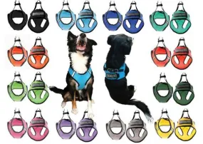 Dogline Boston Soft Mesh Service Dog Harness   Built-In Hook & Loop Fastener