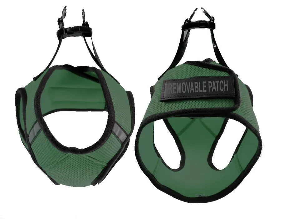 Dogline Boston Soft Mesh Service Dog Harness   Built-In Hook & Loop Fastener