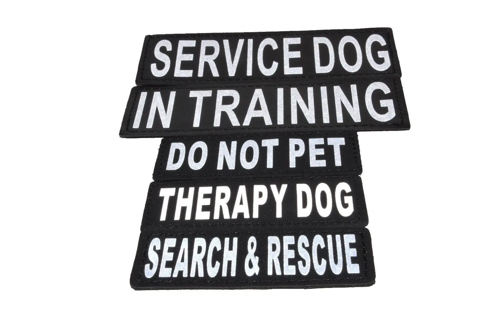 Dogline Reflective Service Dog Patch (Set of 2)