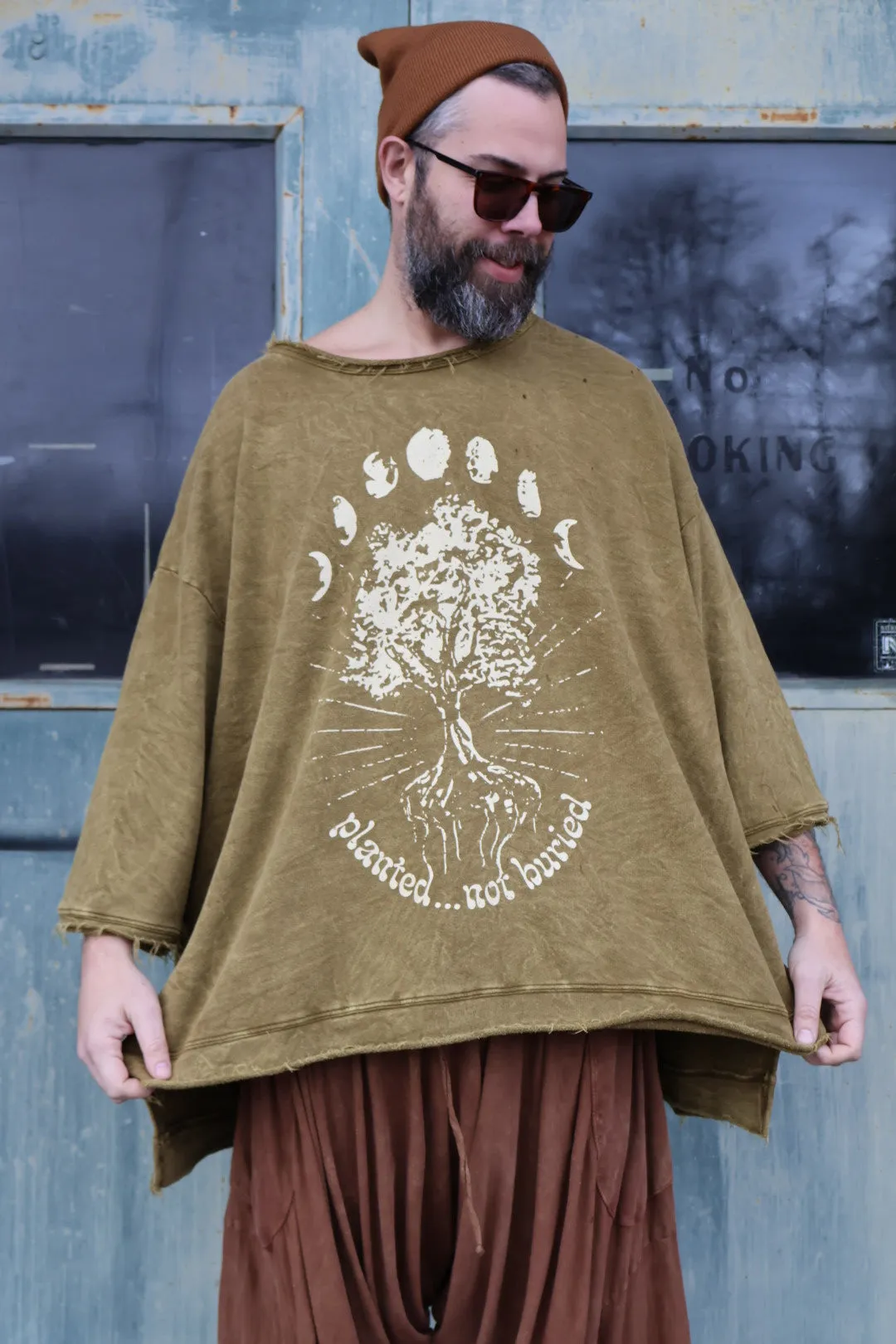 Dream Pullover in Planted Not Buried Print by Kantha Bae