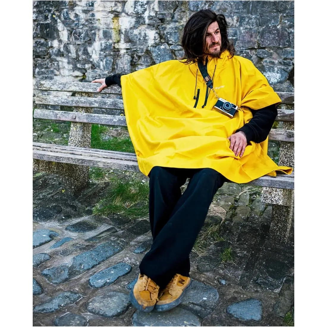 Dryrobe Waterproof Poncho - Yellow