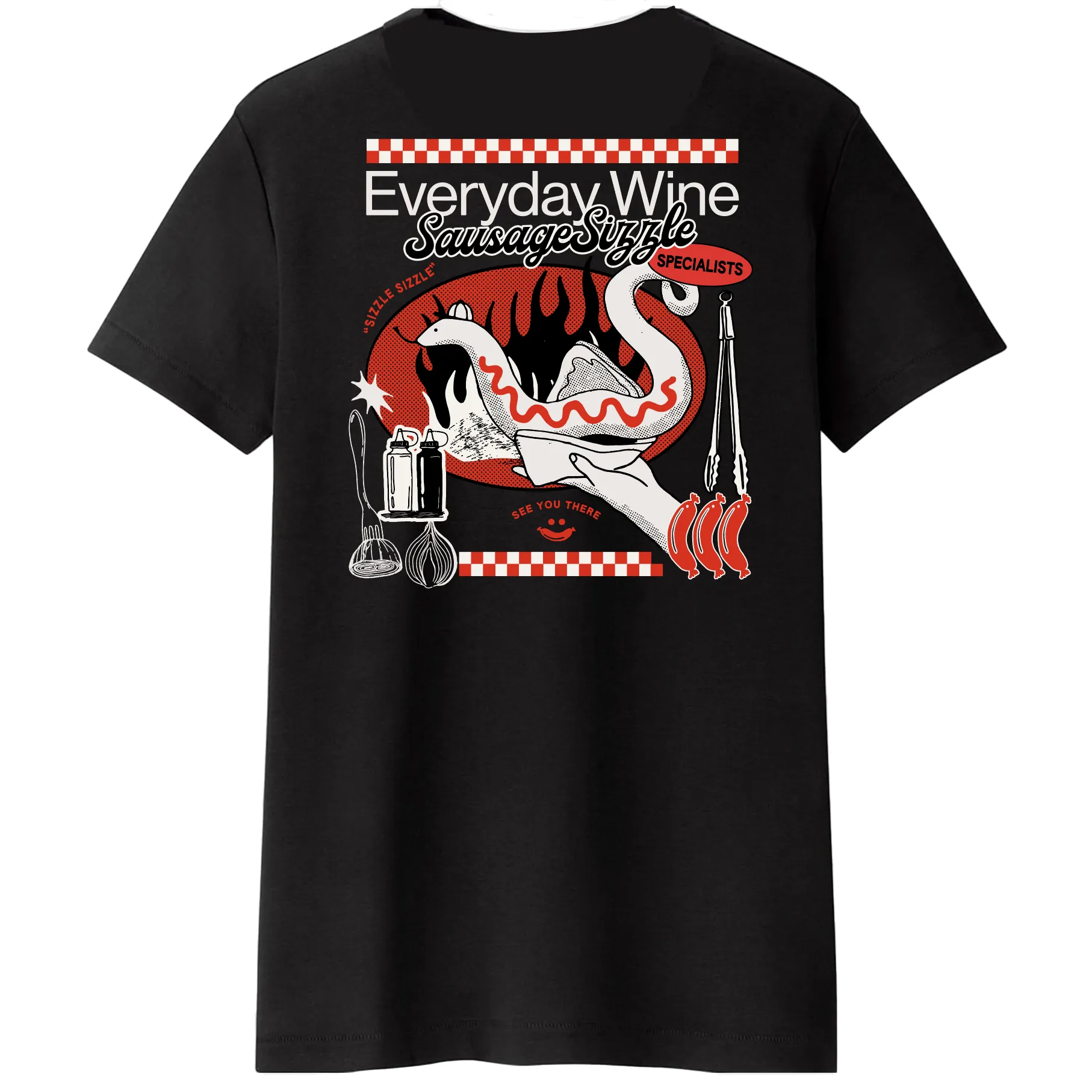 Everyday Wine 'Sausage Sizzle' Tees