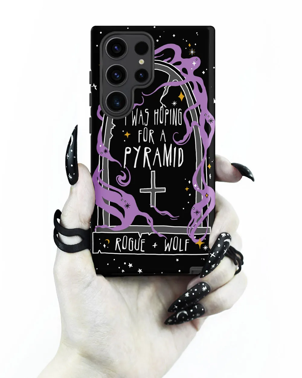 Expectation Vs Reality Tough Phone Case for Samsung - Shockproof Witchy Goth Cover Anti-Scratch Samsung Accessories