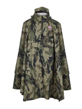 Field camouflage shell poncho